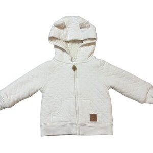 Carters Sherpa Jacket White Baby Unisex 12 Months